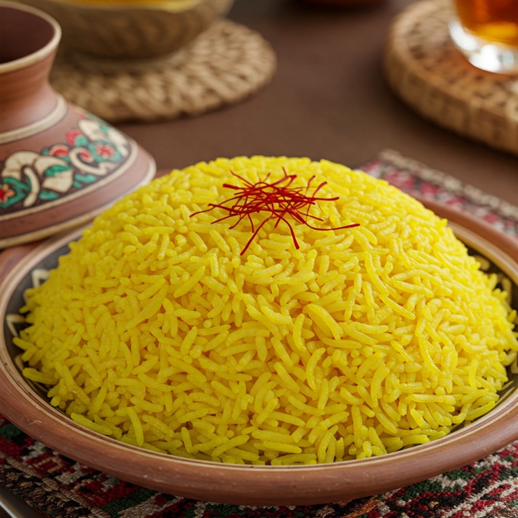 عطر و طعم بهشتی با زعفران جواهر پارس: طرز تهیه پلو زعفرانی اصیل ایرانی